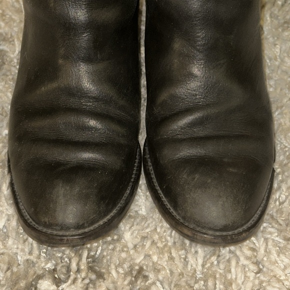 J.CREW LEATHER PARKER BOOTS ( USED )  | BLACK | 7.5M - Picture 5 of 11
